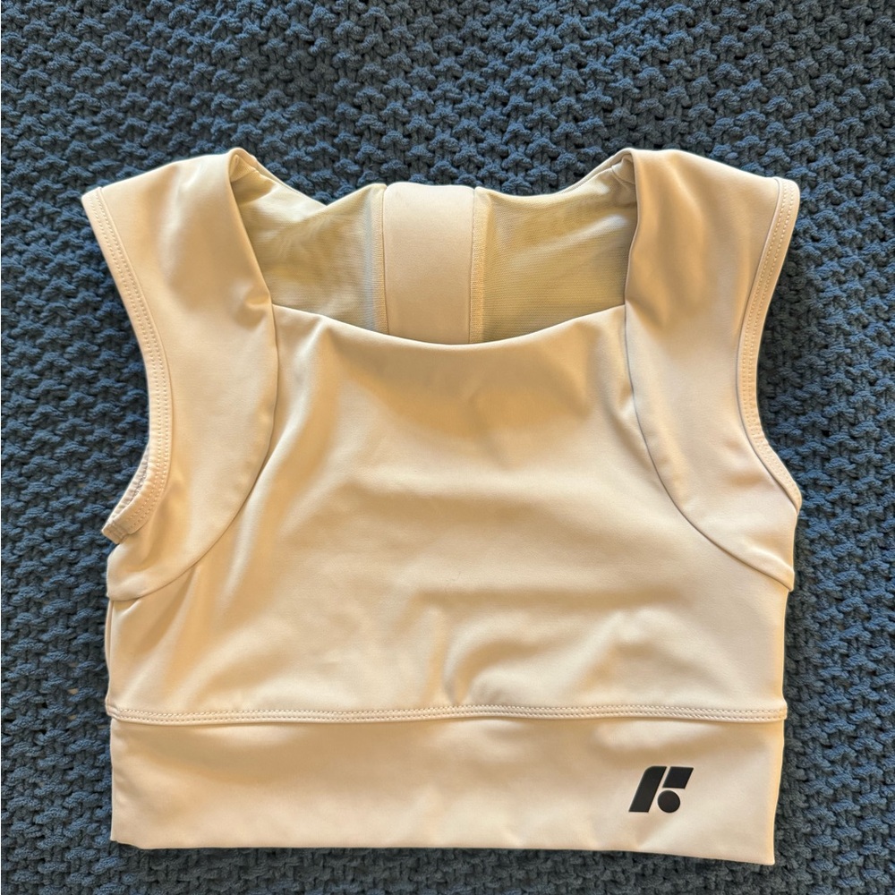 Forme Power Bra in Ecru White